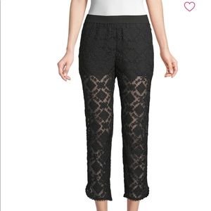 Club Monaco Embroidered Lace Pants- Brand New
